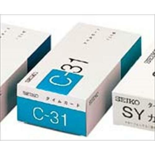 タイムカード セイコー タイムカード(100枚入)CA-C31 SEIKO