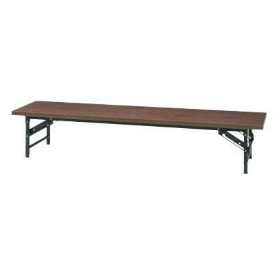 会議用テーブル ロータイプ折りたたみ ローズ色 KR1845NR ローズ