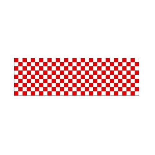 ロール幕 「 市松 紅白 」 のぼり屋工房