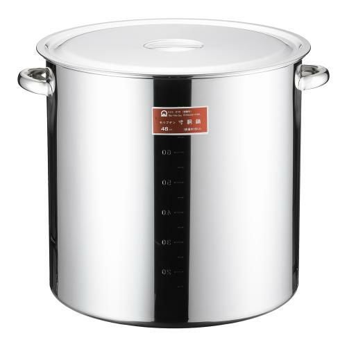 SAモリブデン 寸胴鍋 (目盛付・手付)48cm