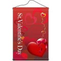 店内タペストリー(ノーマル) 「バレンタインデー(3)クラ」 のぼり屋工房
