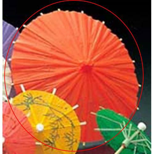 ミニ野立傘 B 朱(100ヶ入）