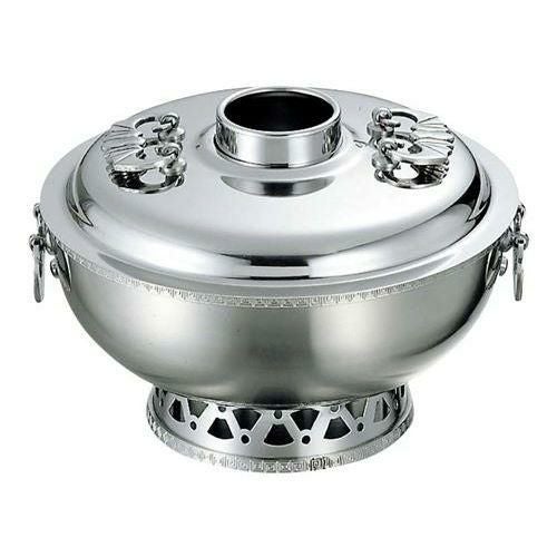 UK 18-8 ホーコー鍋 ガス用 雷門 23cm