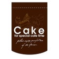変形タペストリー 「CAKE 円 カット」 のぼり屋工房