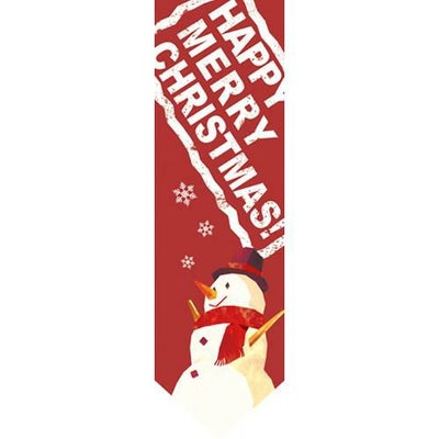 ミドルダイヤフラッグ クリスマス 雪だるま  のぼり屋工房