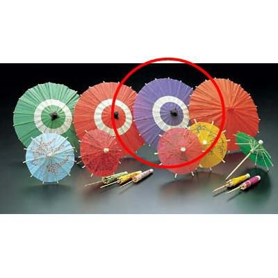 蛇ノ目傘 B(100ヶ入） 紫