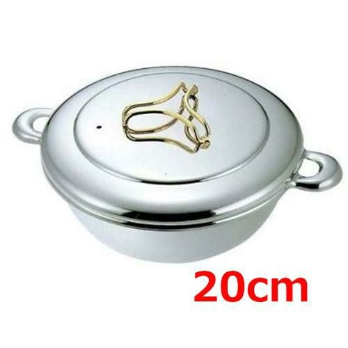 プロデンジ しゃぶしゃぶ鍋(ツマミ金仕上)20cm