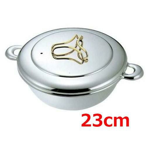 プロデンジ しゃぶしゃぶ鍋(ツマミ金仕上)23cm