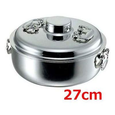 NS 18-8 しゃぶしゃぶ鍋 27cm 電磁用