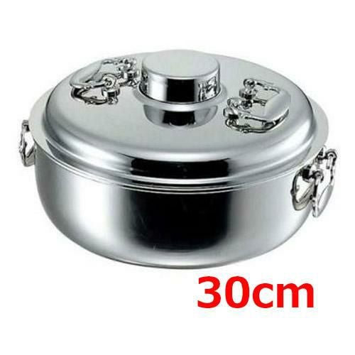 NS 18-8 しゃぶしゃぶ鍋 30cm