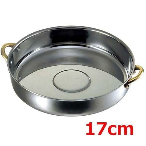 MA 18-0 すきやき鍋 両手付 17cm