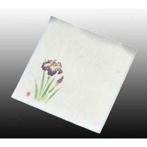 盛彩 ニュー四季懐紙 4寸(100枚入)NS-20 あやめ