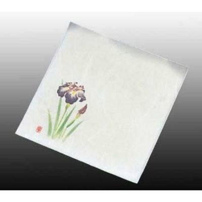 盛彩 ニュー四季懐紙 4寸(100枚入)NS-20 あやめ