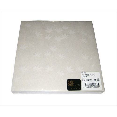 クリア懐敷 もみじ(200枚入)CM-200 無蛍光和紙