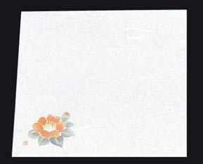 新松花堂 敷懐紙 四寸(100枚入) NY-20 椿(12月から2月)