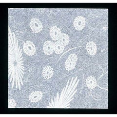 クリア懐敷 花柄(200枚入)HG-200 無蛍光和紙