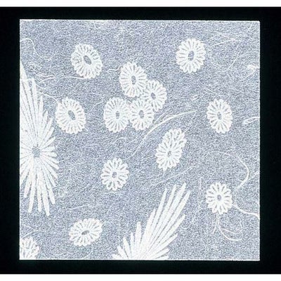 クリア懐敷 花柄(200枚入)HG-200 無蛍光和紙