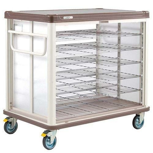 エレクター COO常温配膳車 シャッター式 ベーシックタイプ JCSB54RCB カフェブラウン