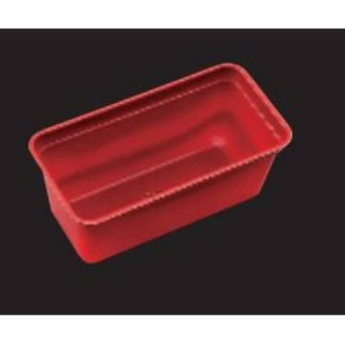 PS6.0-8タイプ ワンウェーブロック仕切 朱(八つ用)(100入り)