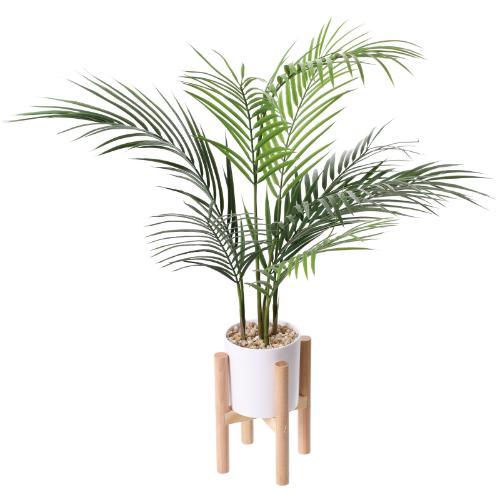 GLA-1574 アレカヤシスタンディングポット/全長70cm 葉長30～45cm スタント:φ15cm×H19cm 鉢φ12cm×H11cm