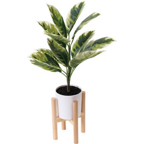 GLA-1580 フィカススタンディングポット/全長54cm 幅35cm スタント:φ15cm×H19cm 鉢φ12cm×H11cm