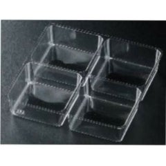 6.5寸重用 A-PET 新十字仕切り 透明(50枚入)