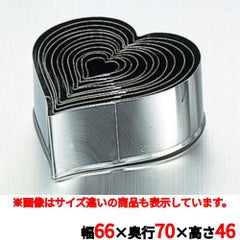 パテ抜型 ハート 12pcs 単品 #7