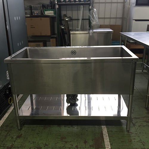 BS1-126、BS1-126N 一槽シンク マルゼン 幅1200×奥行600×高さ800mm
