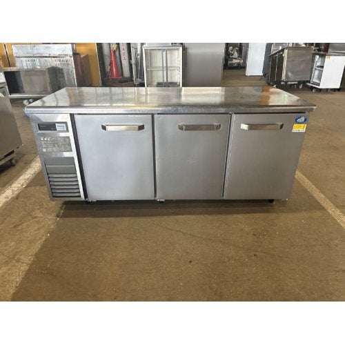 【フクシマ】 福島工業 業務用冷蔵庫 コールドテーブル YRW-180RM2-R(改) 厨房機器 2016年製 Y0452 e-gekiyasu_g0002992