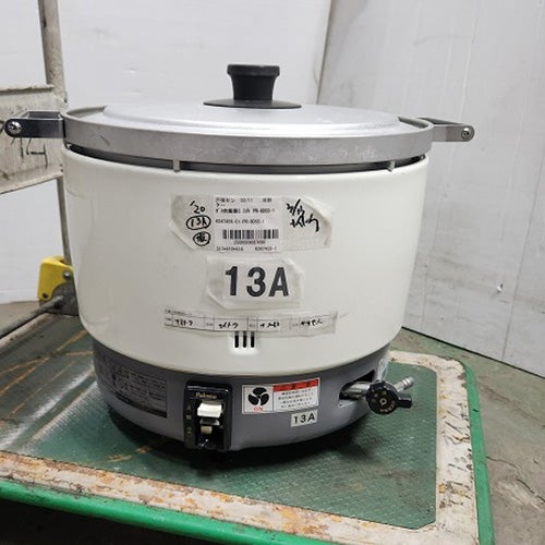 生活家電 【動作品】パロマ業務用ガス炊飯器 6.0リットル3升PR-6DSS-1