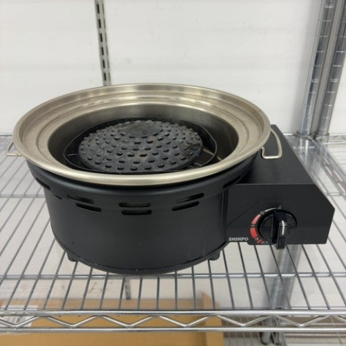 中古】卓上ロースター シンポ E63C1C1L/6 幅384×奥行298×高さ150 LPG