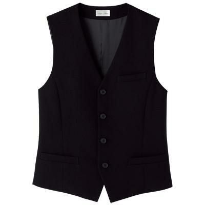 ベスト（ユニセックス）黒 fv1700u /小物送料対象商品