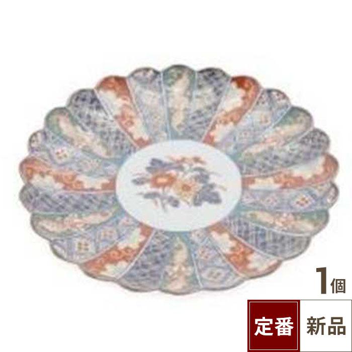 【飲食店定番】古伊万里菊型 5.3寸皿（16.0cm）