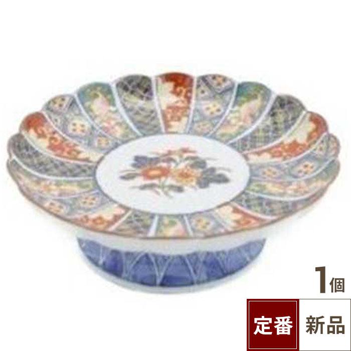 【飲食店定番】古伊万里菊型 5.3寸高台皿（16cm）