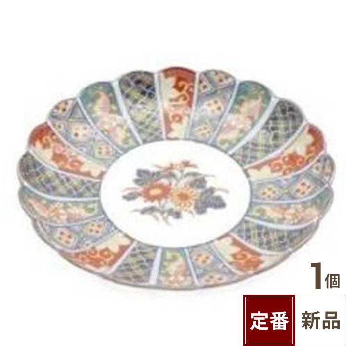 【飲食店定番】古伊万里菊型 6.3寸皿（19.0cm）