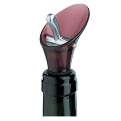 カラーワインストッパー&ポアラーワインレッド ファンヴィーノ ワインレッド