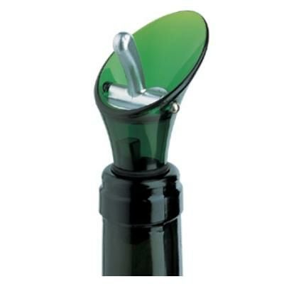 カラーワインストッパー&ポアラーグリーン ファンヴィーノ グリーン