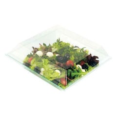 ソリア ヴァンドームトレー 深型 クリアグリーン PS31630(50入) 200×200×H40