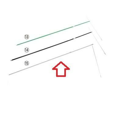 幟用 スチール竿（伸縮自在）白 白