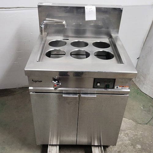 コメットカトウ / 美品 業務用 ゆで麺機 4穴 LPガス用 / 丸テボ4つ付 CMシリーズ | 株式会社コメットカトウ
