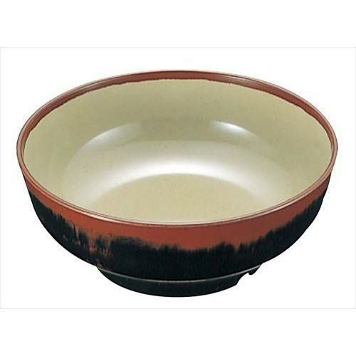 丼 【メラミン和食器 長次郎窯 丼 AN-69 小 G内若草】 AN-69 高さ76 直径:198 【グループA】