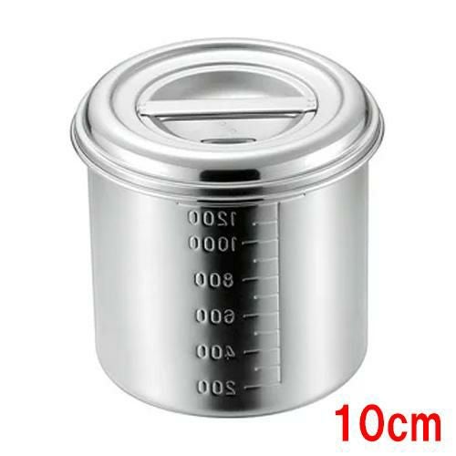 18-8 目盛付深型キッチンポット10cm///小物送料対象商品