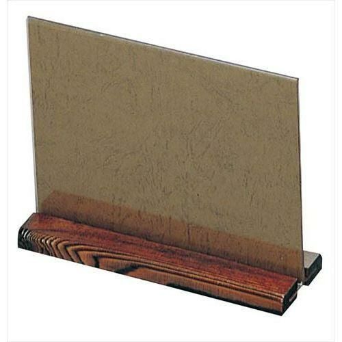 メニュー立て メニュー立て(焼杉足)中(48207)210×160 