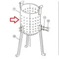 EBM 18-8 ギョーザ絞り器用 （7）絞り容器 EBM