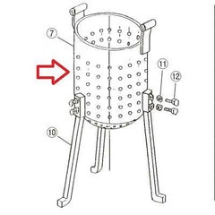 EBM 18-8 ギョーザ絞り器用 （7）絞り容器 EBM