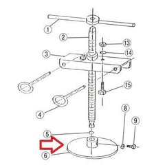EBM 鉄 ギョーザ絞り器用 (6)押付板 EBM