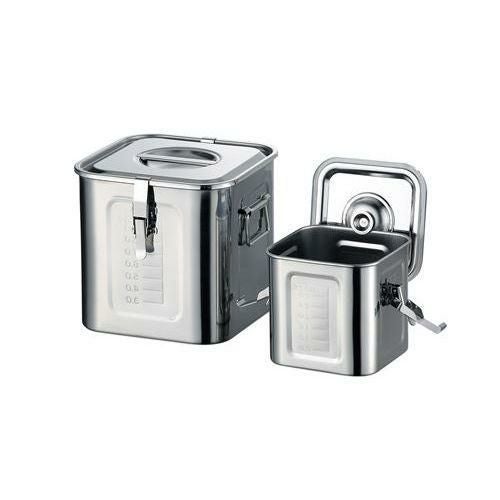 目盛付角キッチンポット パッキン・フック付13.5cm///小物送料対象商品