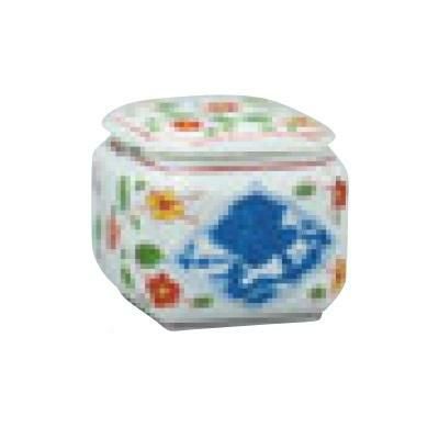 辛子入 赤絵山水辛子入 B16-3