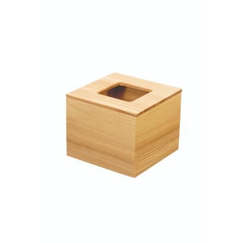 6-049-01/DS・Tools Tray&BOX用 ミニダストBOX タモクリア 約幅10×奥行10×高さ8cm