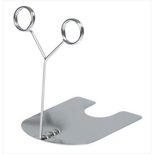 メニュークリップ 【ツインリングスタンド TW-10-S シルバー】 TW-10 幅70 奥行85 高さ100 【グループA】